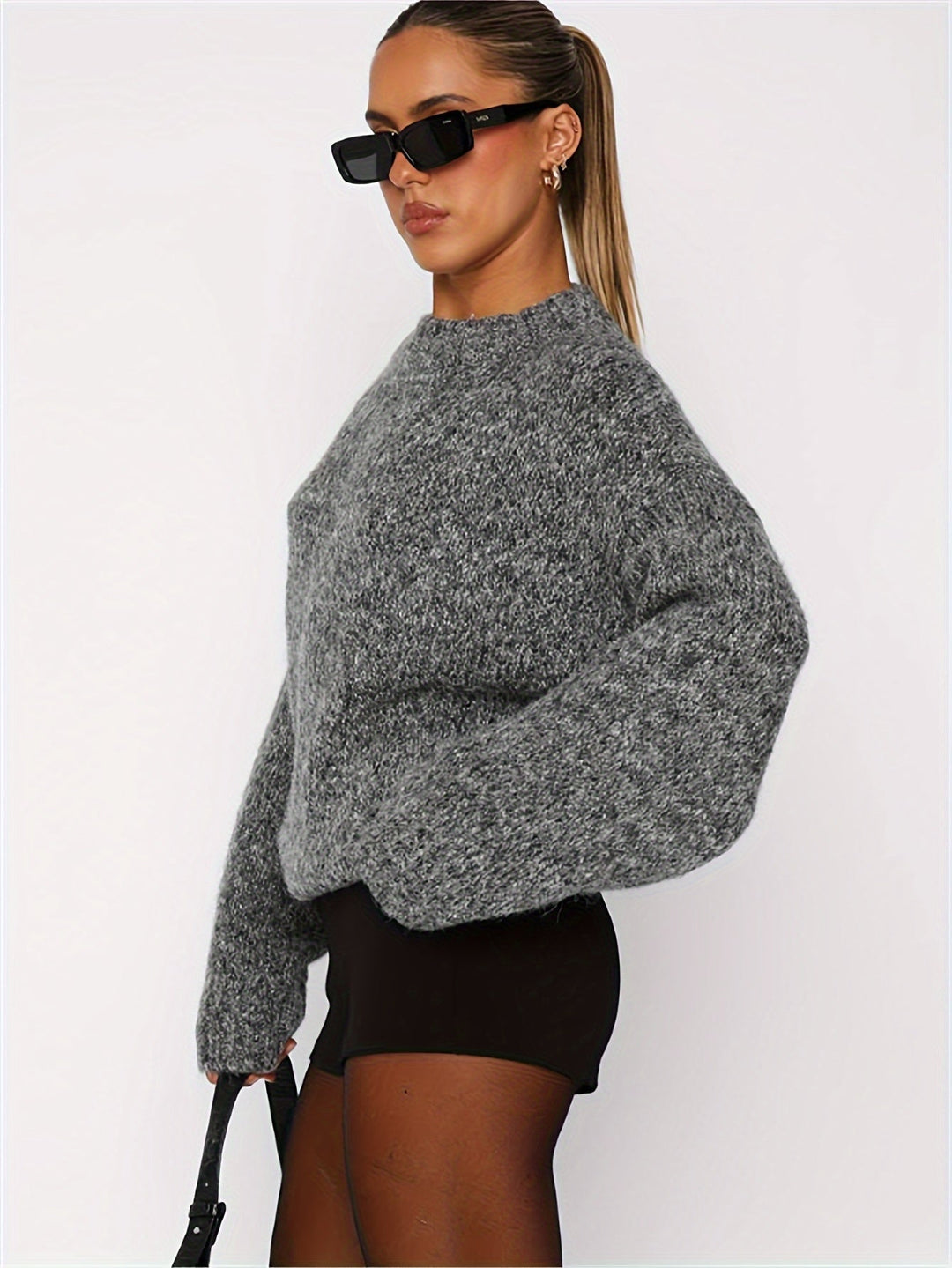 Stilla | Smart sweater med skulderfri ærmer
