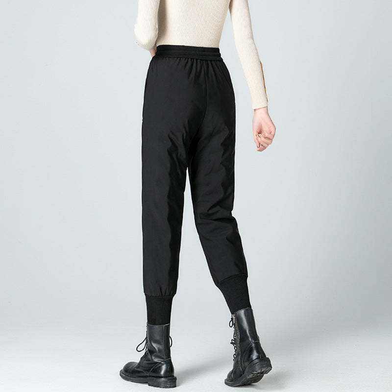 Dame sporty funktionsbukser med elastisk talje og moderne sidelommer Stilla