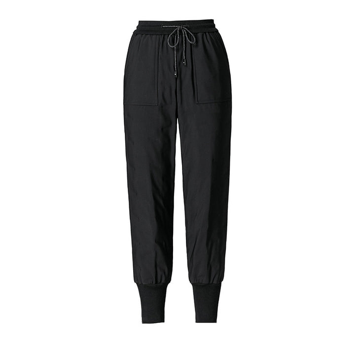 Dame sporty funktionsbukser med elastisk talje og moderne sidelommer Stilla