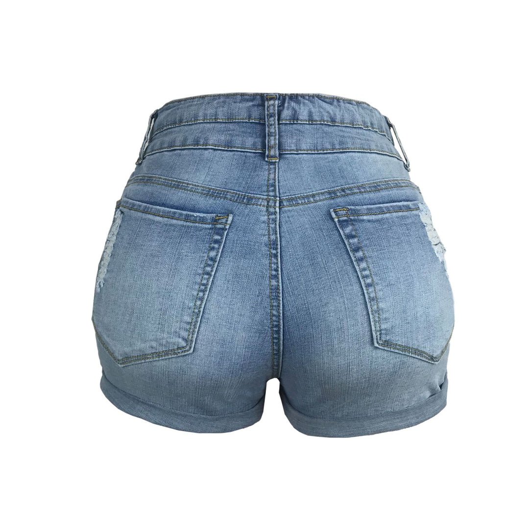 Dame Højskårne Jeansshorts Stilla