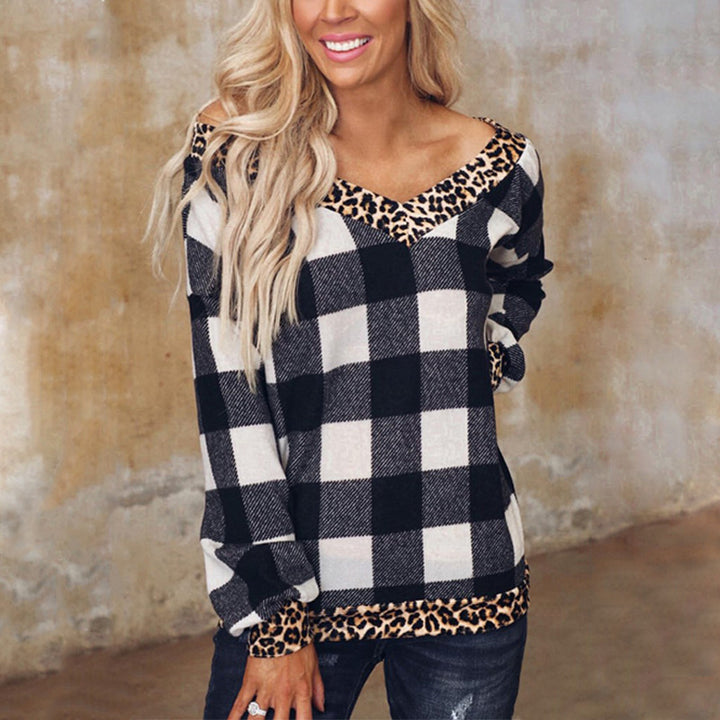 Dame Casual Sweatshirt med moderigtigt snit og dyrekrave Stilla