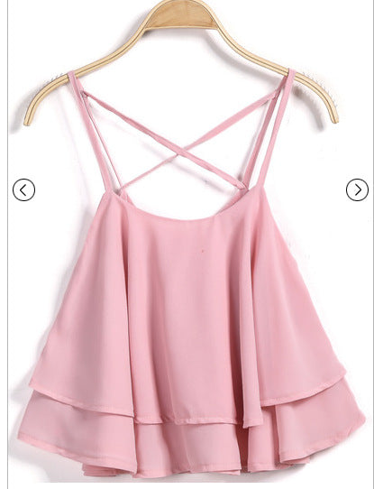 Dame flydende lag Camisole top Stilla