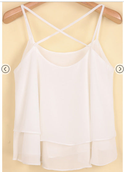 Dame flydende lag Camisole top Stilla