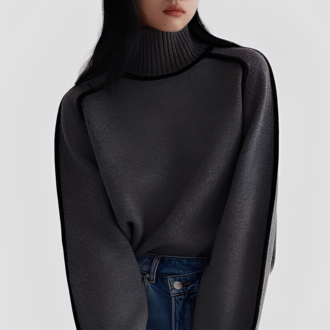 Stilla | Elegant, Afslappet Dame-Rullekravepullover