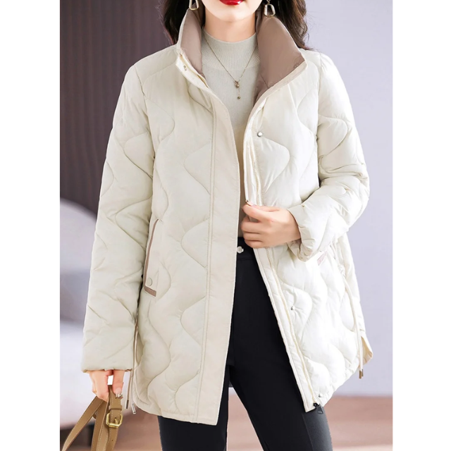 Stilla | Elegant quilted jakke med ståkrave til et smart look Ideel til efterår/vinter
