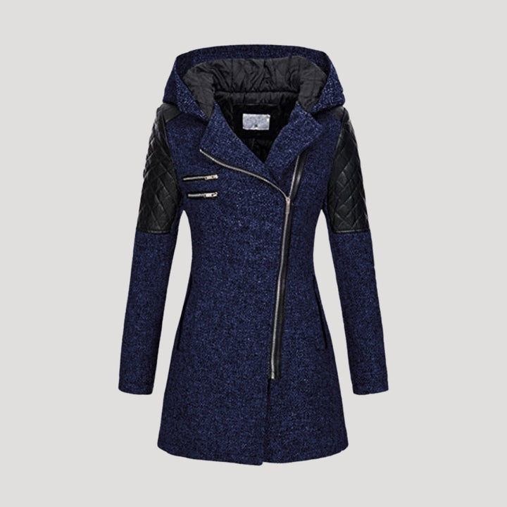 Stilla | Elegant Tweed Hættefrakke
