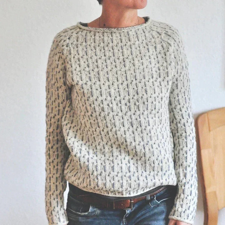 Stilla | Elegant Sweater Med Skibsnak