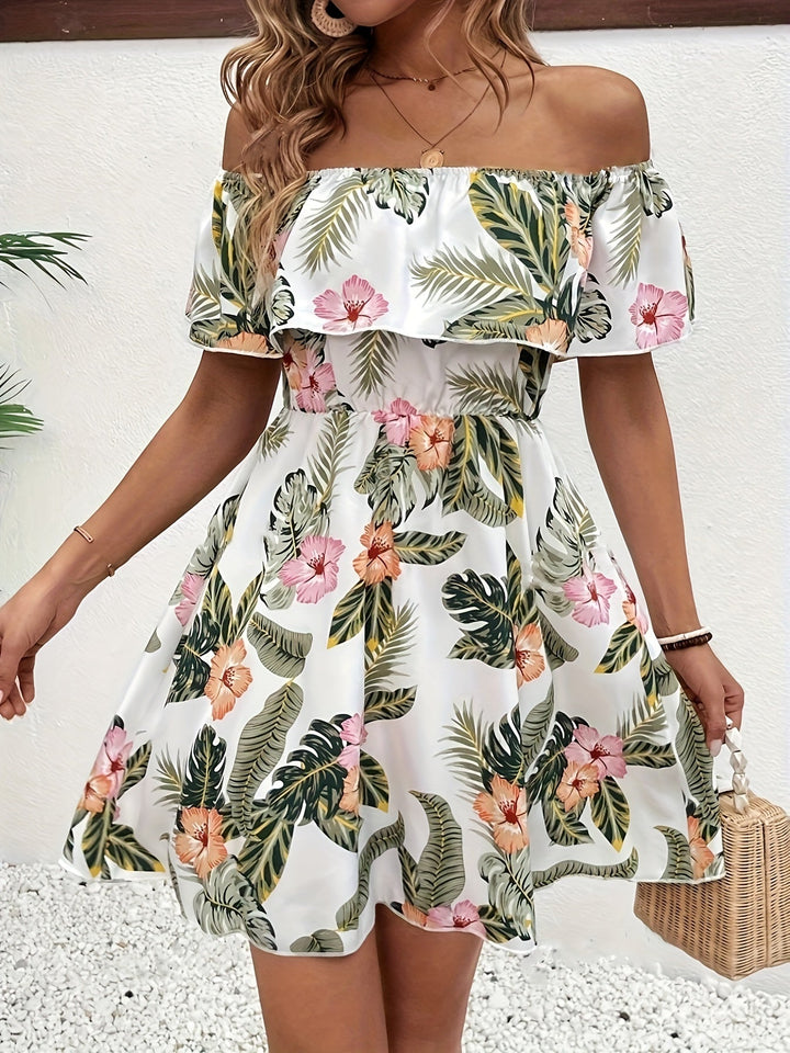 Stilla | Blomstret Kjole Med Stropper