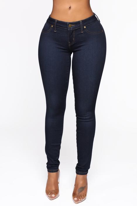 Damer Stretchjeans i klassisk Skinny-Fit Stilla