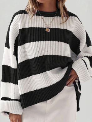 Stilla | Stribet Sweater til Kvinder