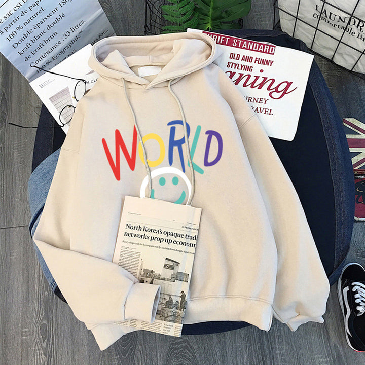 Femme Kunstnerisk Grafik Hoodie Stilla