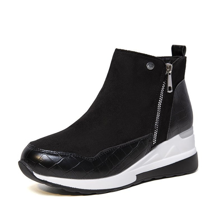 Dame Sneakers i sporty-elegant stil med lynlås Stilla