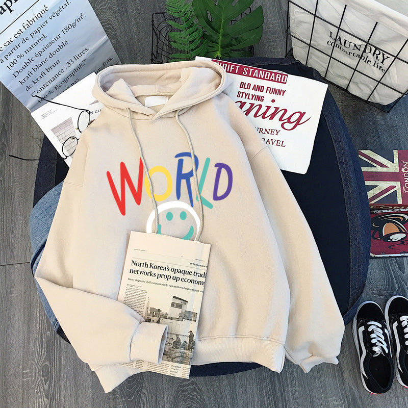 Femme Kunstnerisk Grafik Hoodie Stilla