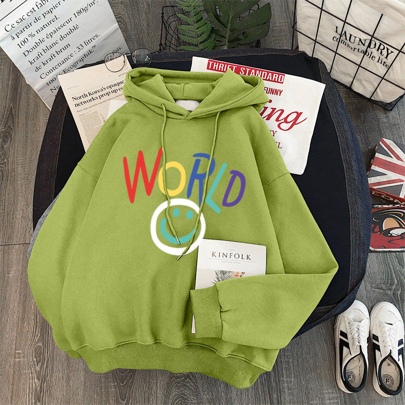 Femme Kunstnerisk Grafik Hoodie Stilla