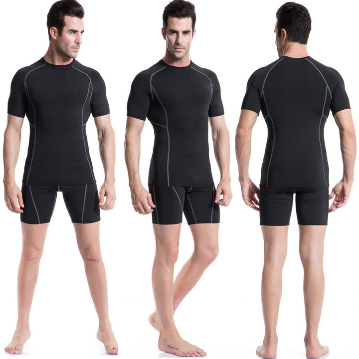 Herrer Funktionelt Sport-T-Shirt med ergonomisk snit og åndbar teknologi Stilla