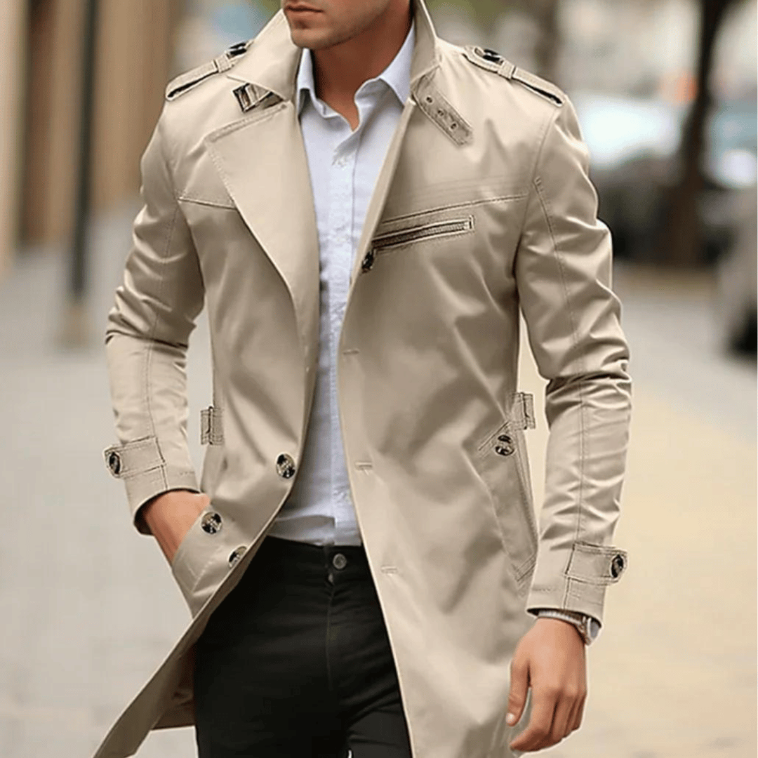 Skovae | Klassisk trenchcoat til herrer