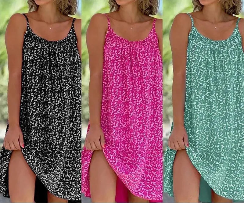 Stilla | Afslappet Blødt Polyester, Justerbare Spaghetti Remme Perfekt Til Sommerferier