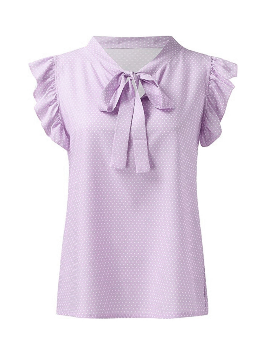 Stilla | Bluse Med Punktknude
