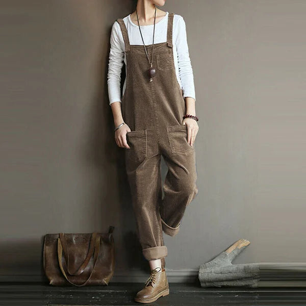 Stilla | Casual Cord Jumpsuit