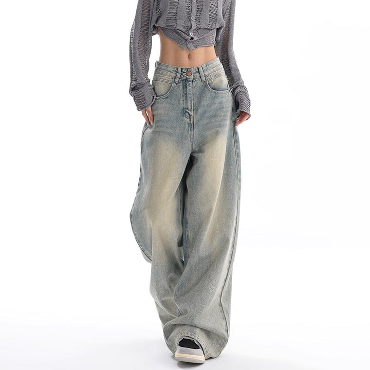 Stilla | Retro Vaskede Løse Jeans