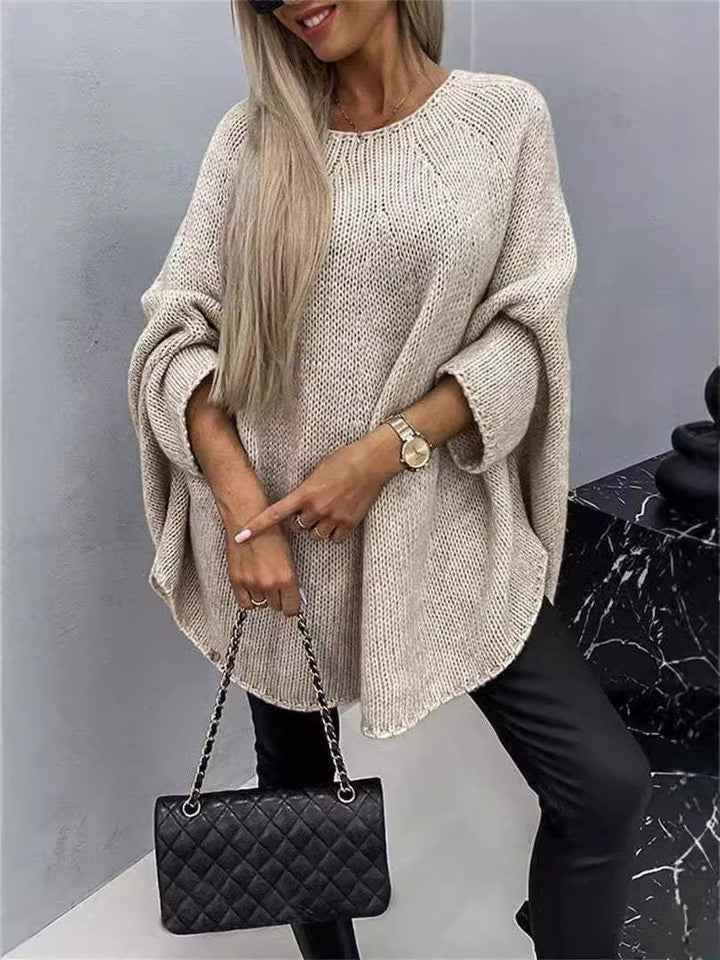Stilla | Størrelse plus og Cozy Strik Pullover til Kvinder