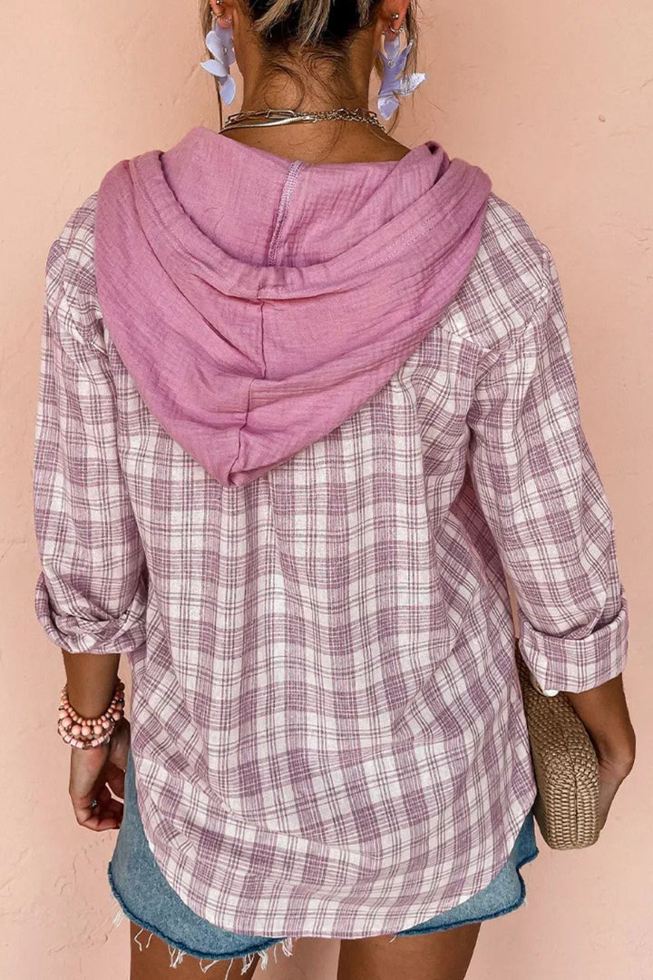 Stilla | Hoodie med snor og knapper