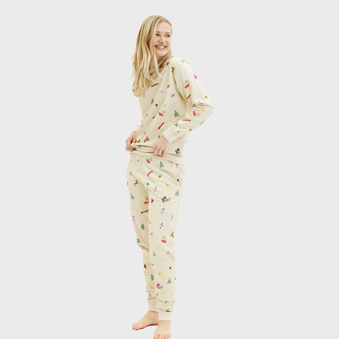 Stilla | Jule Sweat Sæt Beige Dame