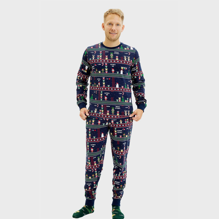 Stilla | Vintage Gamer jule-pyjamas herre