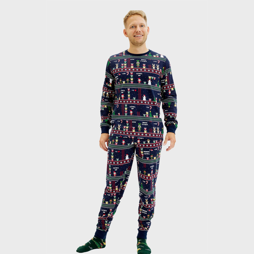 Stilla | Vintage Gamer jule-pyjamas herre