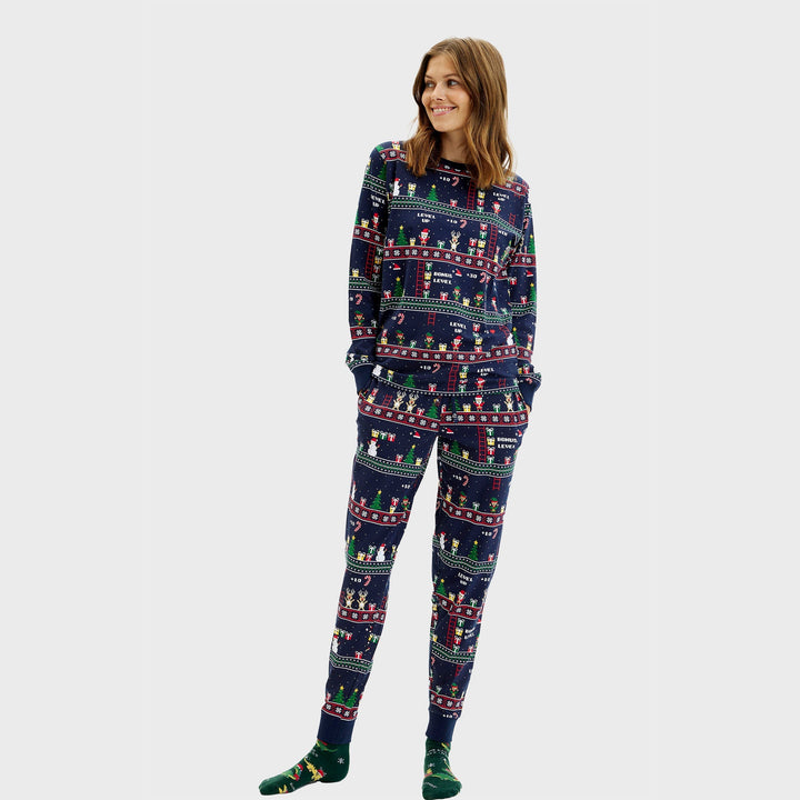 Stilla | Vintage Gamer jule-pyjamas damer