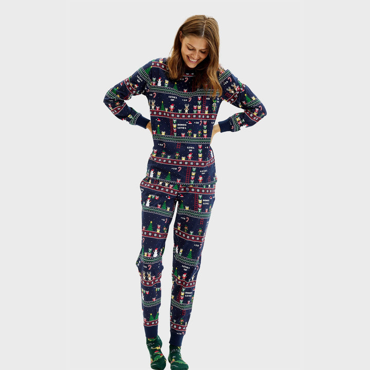 Stilla | Vintage Gamer jule-pyjamas damer