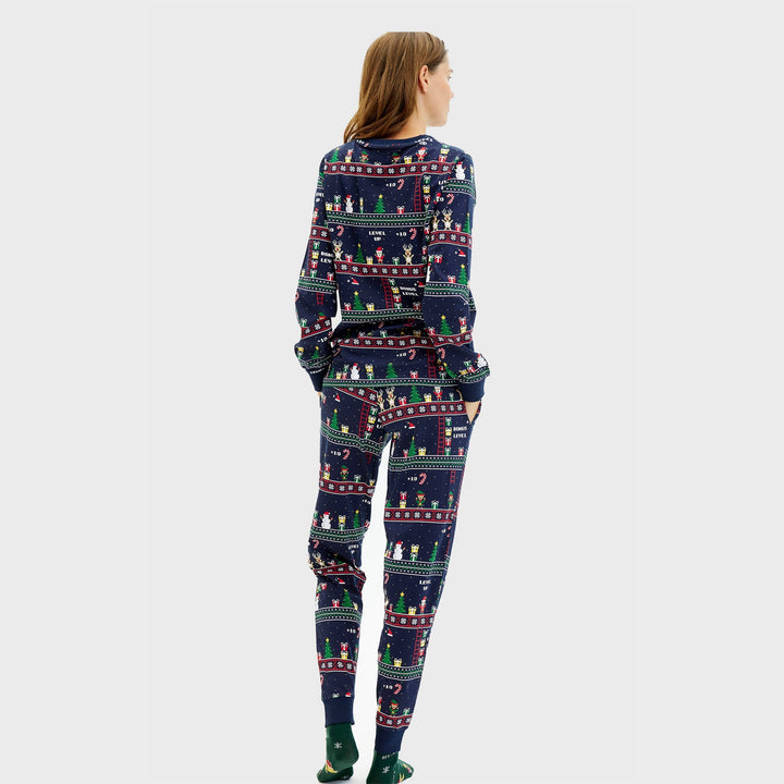 Stilla | Vintage Gamer jule-pyjamas damer