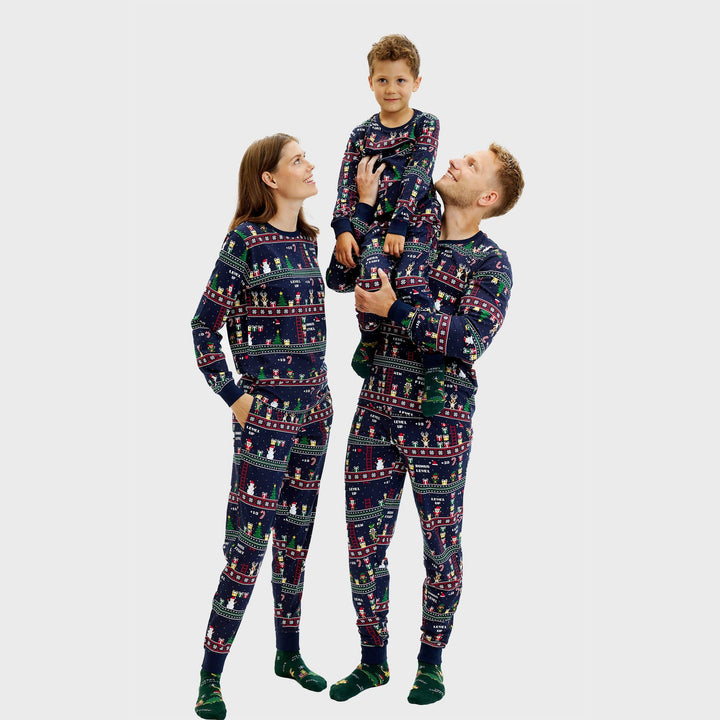 Stilla | Vintage Gamer jule-pyjamas herre