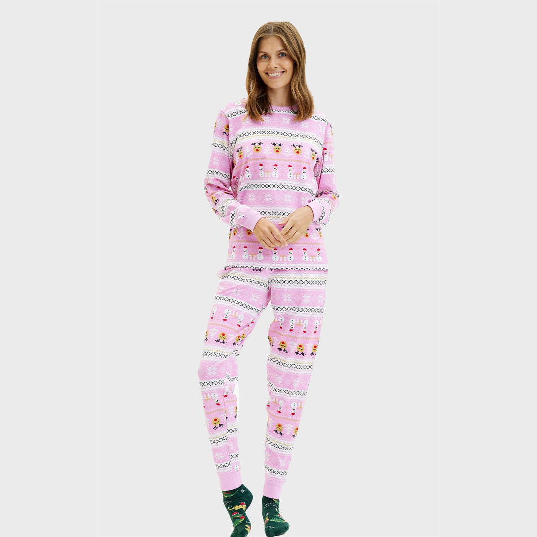 Stilla | Ultimativ Jule-Pyjamas Pink Damer