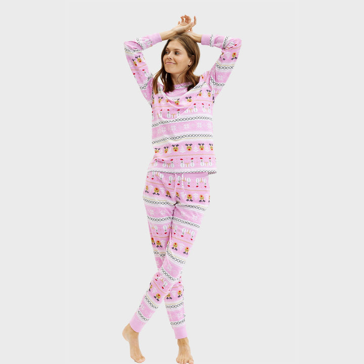 Stilla | Ultimativ Jule-Pyjamas Pink Damer