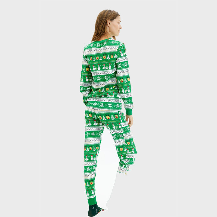 Stilla | Ultimative julesovepyjamas grøn damer