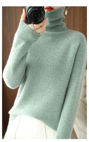 Stilla | Sweater med rullekrave Løs pasform Lange ærmer