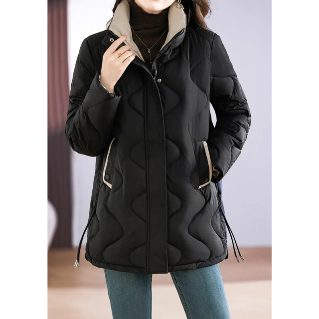 Stilla | Elegant quilted jakke med ståkrave til et smart look Ideel til efterår/vinter