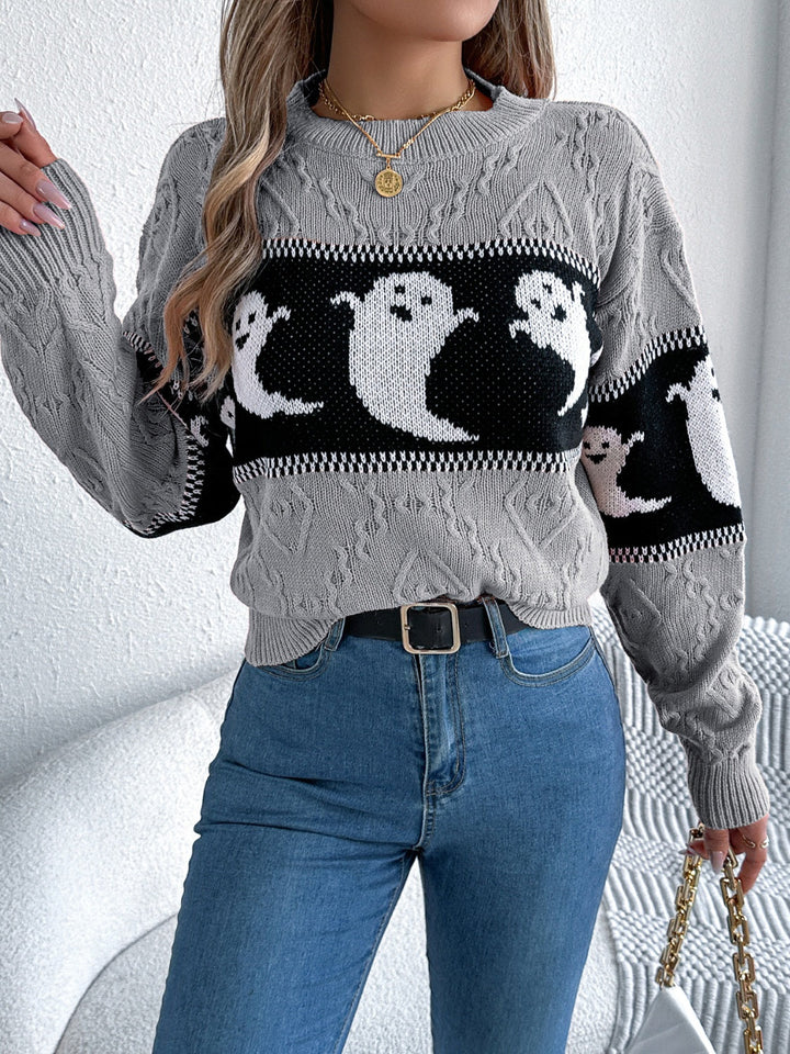 Stilla | Langærmet Pullover Med Rund Halsudskæring Ghost