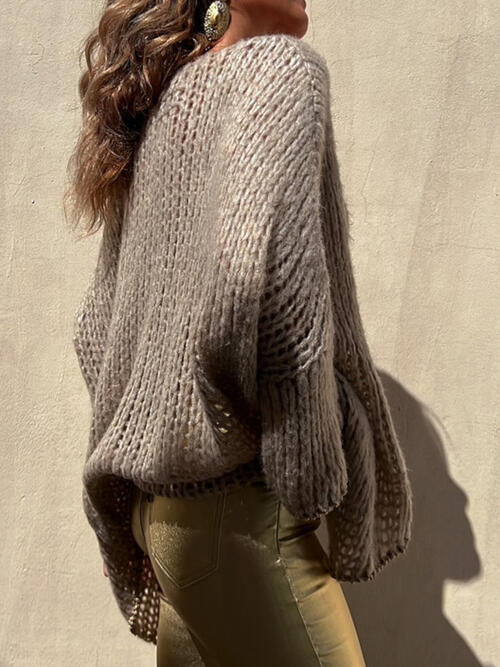 Stilla | Pullover med Stribet Strik og Bredde Kanter