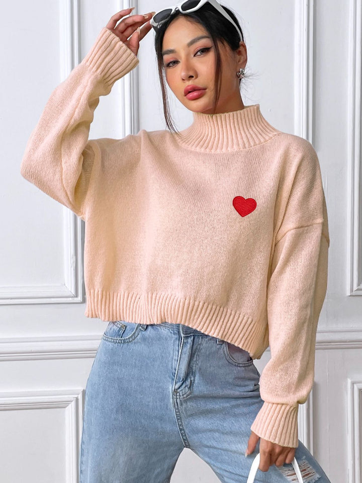 Stilla | Rullekrave sweater med lange ærmer