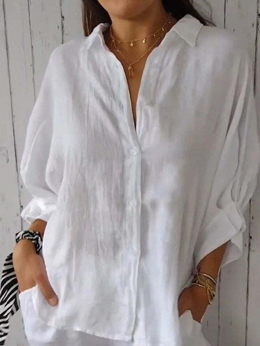 Stilla | Linned Kvinders Bluse Til Sommer