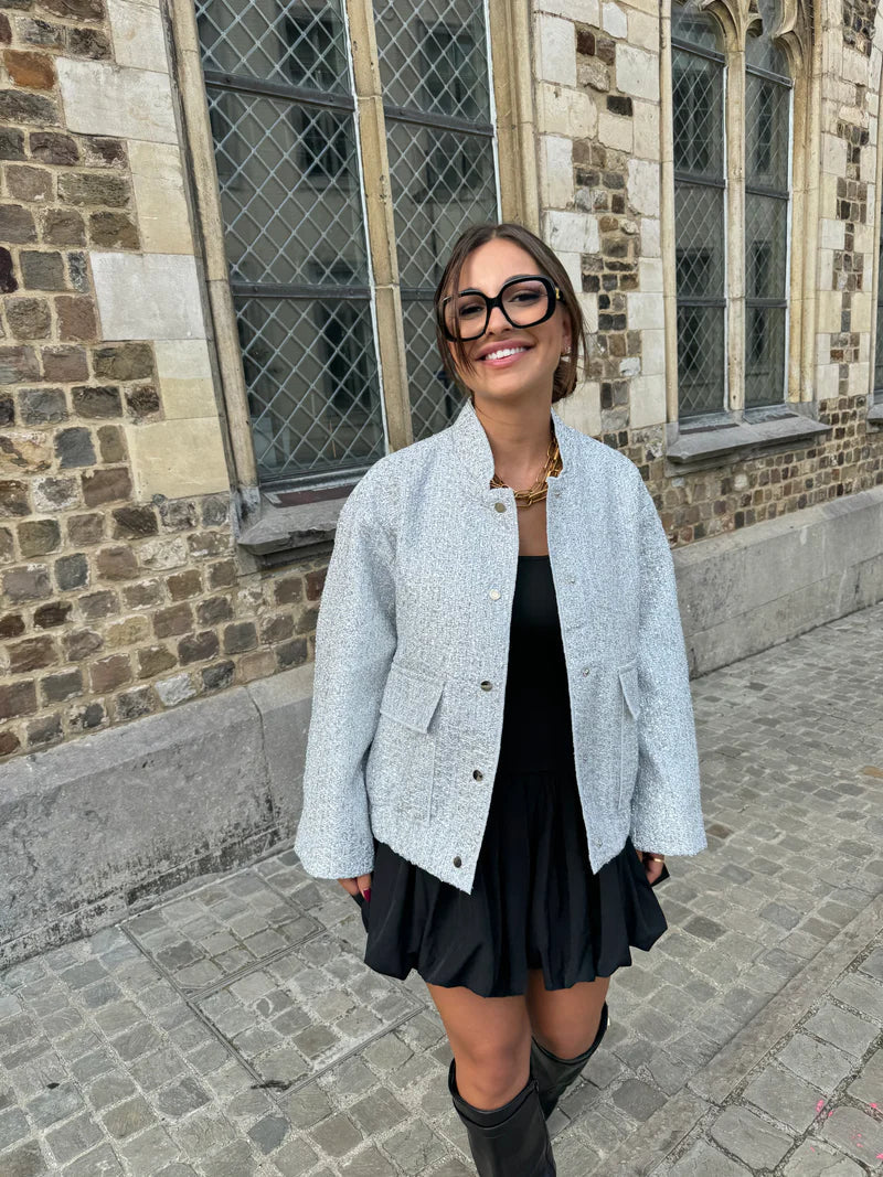 Stilla | Bomber med palietter