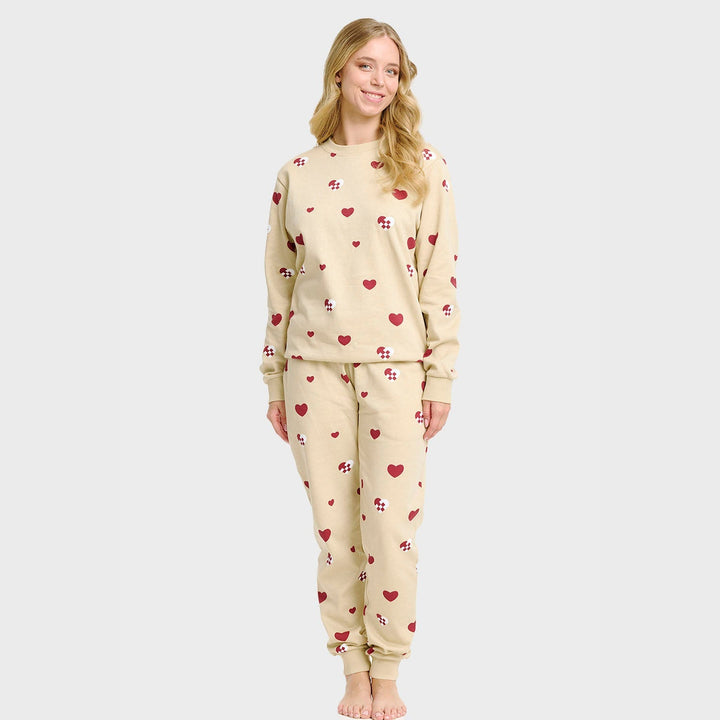 Stilla | Julehjerte Sweatset Damer