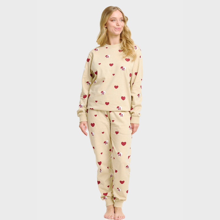 Stilla | Julehjerte Sweatset Damer