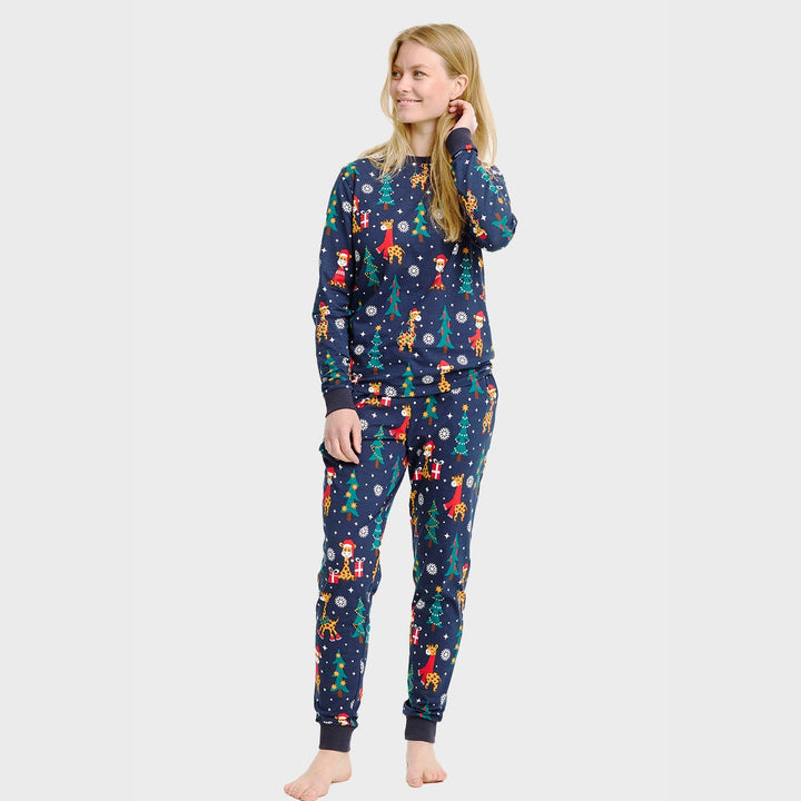 Stilla | Giraffe jule-pyjamas kvinder