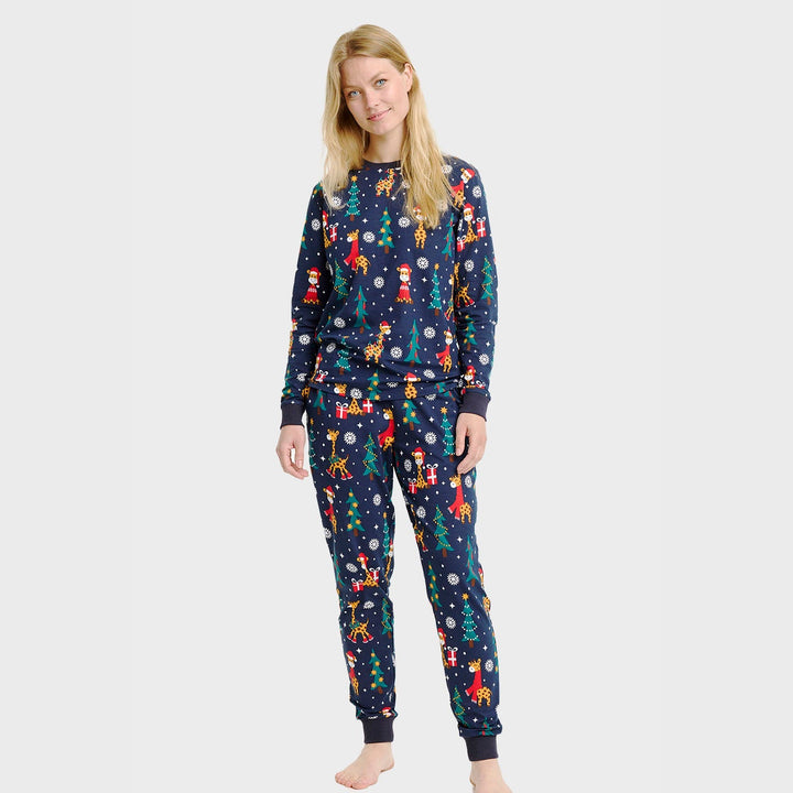 Stilla | Giraffe jule-pyjamas kvinder