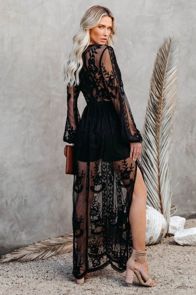 Stilla | Elegant Boho Spitzen Maksikjole