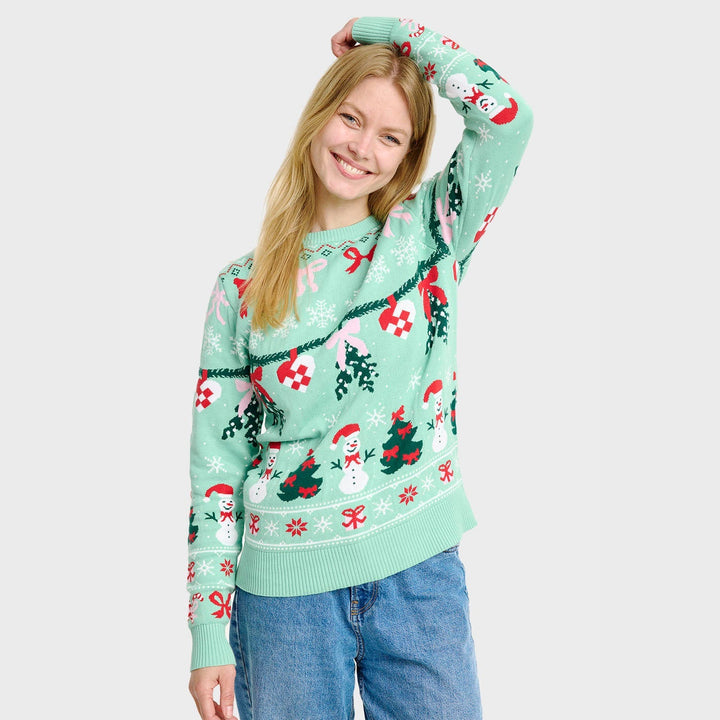 Stilla | Den bundet julesweater damer
