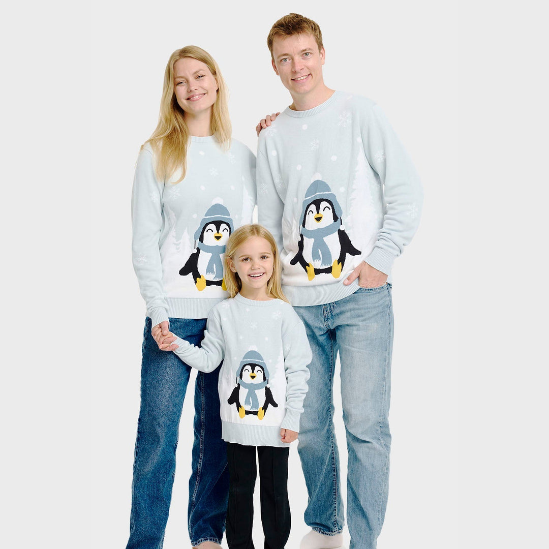 Stilla | Den søde pingvin julen sweater herre